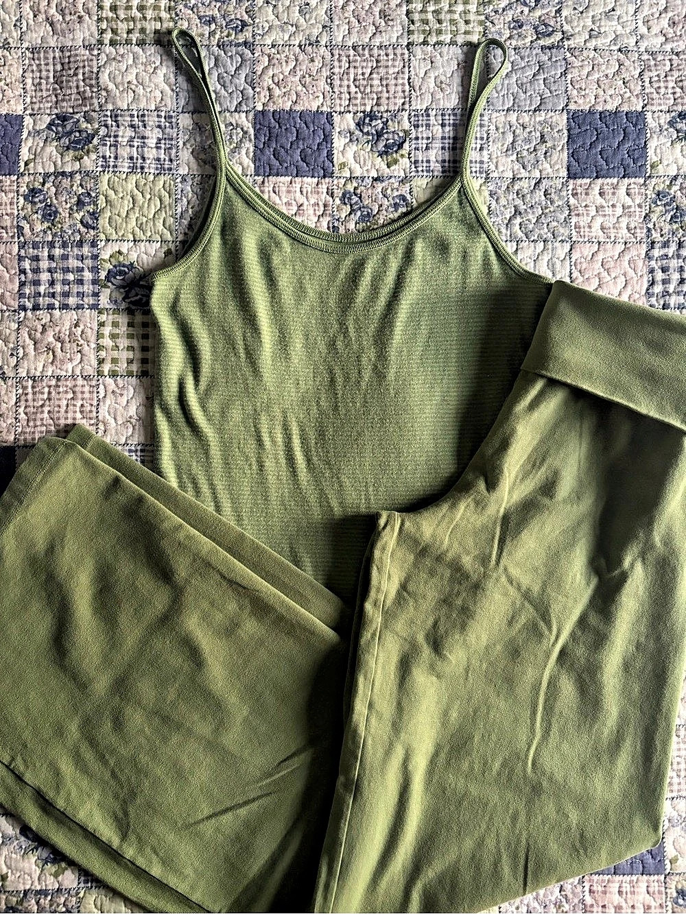 Brandy Melville Olive Green set